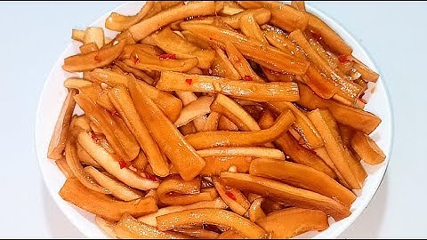 Cách làm CỦ CẢI TRẮNG NGÂM NƯỚC TƯƠNG không phơi nắng giòn ngon để được lâu ăn Tết - Combo Món Ăn