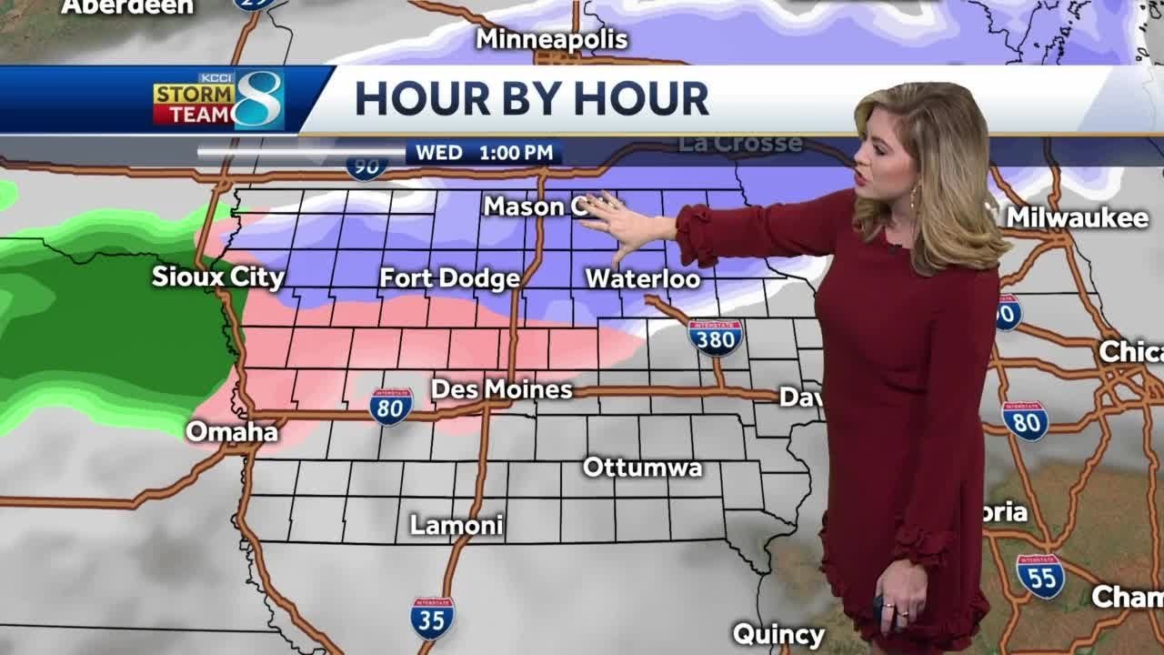 Brutal cold to start the day, snow chances return - YouTube