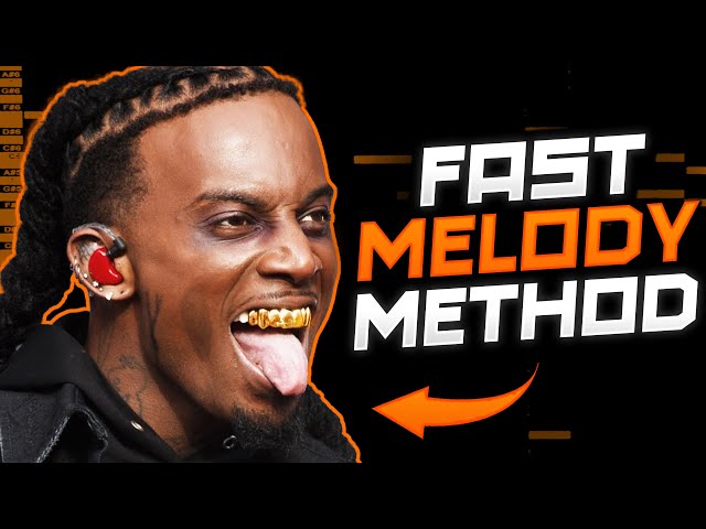 The Fastest Way To Make Melodies for HARD Beats 🔥💽 (FL Studio Tutorial) class=