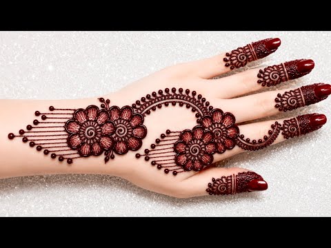 Very Simple Unique Style Mehndi Design For Back Hand | New Easy Mehndi Design 2026 | Mehandi Designs