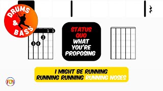 STATUS QUO - What You're Proposing • Bass & Drums | Scrolling Guitar Chords & Lyrics