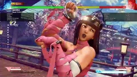 Street Fighter 5 Menat V-Trigger Sample Combo