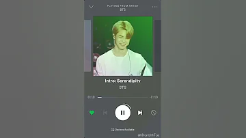 Intro: Serendipity by Jimin ✨