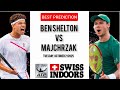 Ben Shelton vs Kamil Majchrzak Prediction - Swiss Indoors Basel 2025