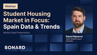 Student Housing Market in Focus: Spain Data & Trends | Webinar