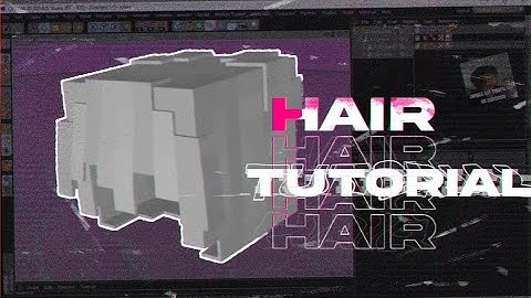 Minecraft Hair Tutorial Cinema 4D