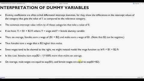 Dummy Variable Trap with Example Using R and Excel