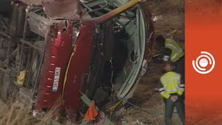 14 MUERTOS TRAS UN ACCIDENTE DE BUS EN CIEZA, MURCIA