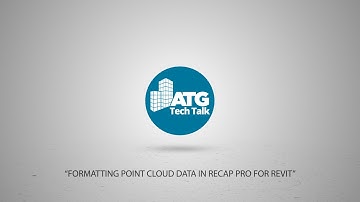 Formatting Point Cloud Data in ReCap Pro for Revit