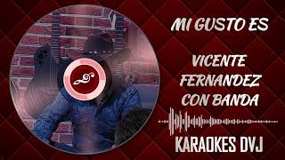 KARAOKES DVJ MI GUSTO ES VICENTE FERNANDEZ