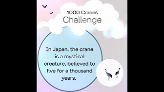 1000 Cranes Challenge!