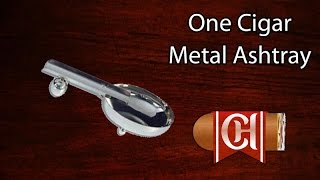 One Cigar Metal Ashtray