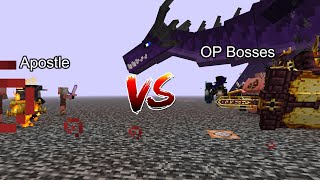 Updated Apostle vs OP Bosses  Mob Battle  Minecraft