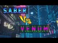 Venom vs saber epic battle  mobile legends animation