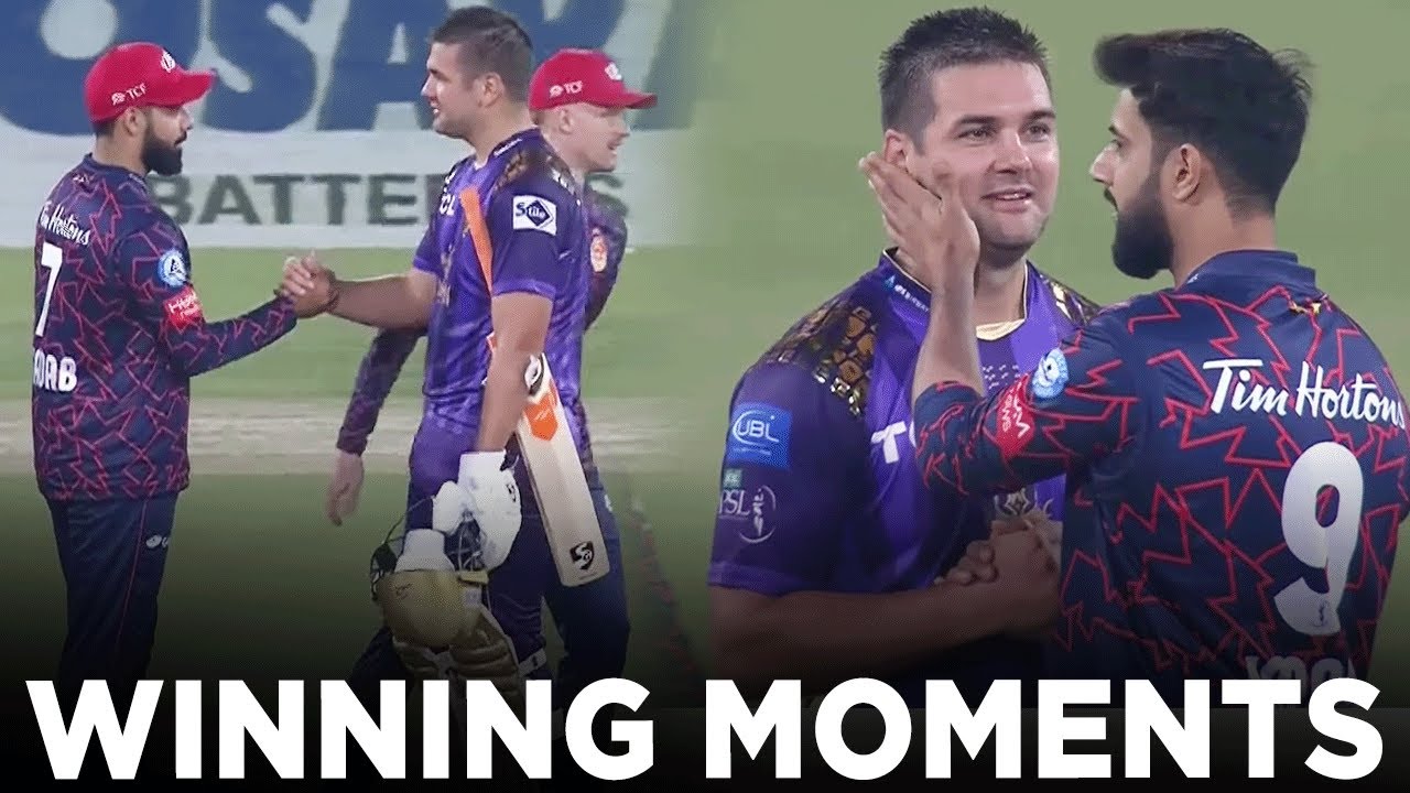 Winning Moments | Quetta Gladiators v Islamabad United | Match 8 | HBL PSL 9 | M2A1A