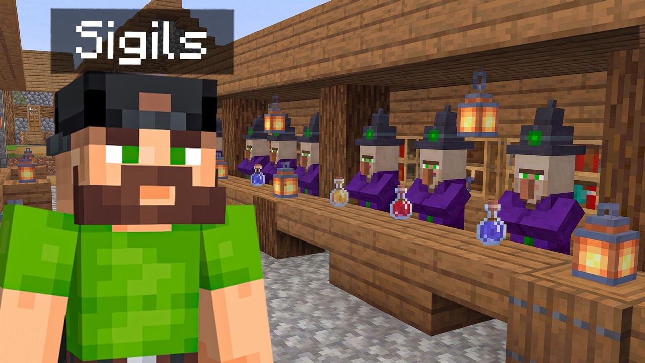 SOMEONE is TURNING MY VILLAGERS into WITCHES