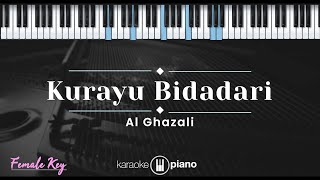 Kurayu Bidadari - Al Ghazali (KARAOKE PIANO - FEMALE KEY)