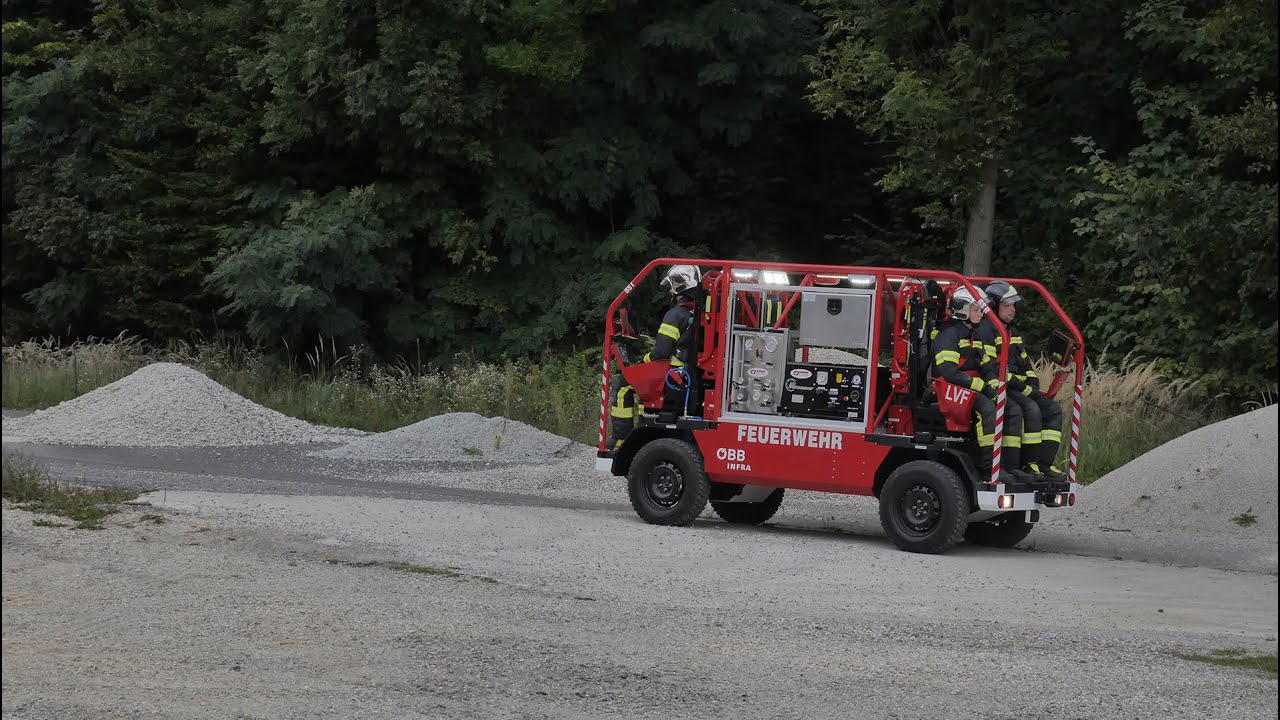 Magirus LVF iDL: electric fire engine for ÖBB at Semmering Base Tunnel (Austria)