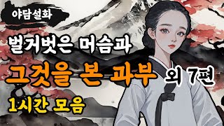 [야담설화 모음 01] 혼자 사는 마님댁에서 일하는 머슴 외 7편 (1시간) - 옛날이야기,야담, 설화, 야사, 고금소총