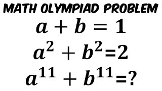 Nice Math Olympiad Problem a^11+b^11=?