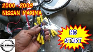 2000-2003 nissan maxima cranks but does not start - no start