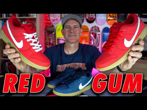 Nike SB University Red Dunk Low (Red Gum) Orange Label Shoe Review 