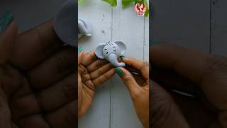 How to make an elephant with clay #shortvideo #diy