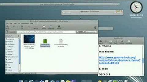 How to turn Ubuntu Hardy to Mac OS X