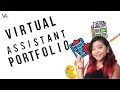 How To Create A Freelance Portfolio As A Virtual Assistant For Beginners With No Experience