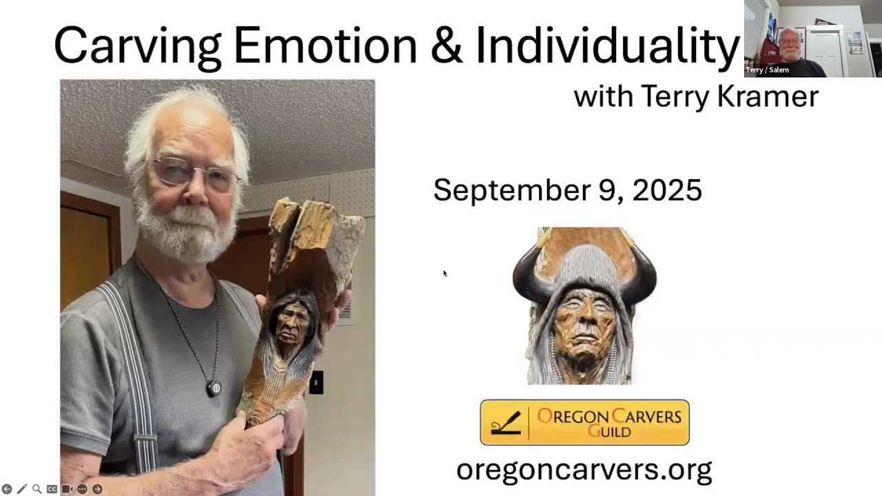 Terry Kramer Carving Emotion and Individuality Sept 9 2025 Zoom Program edited