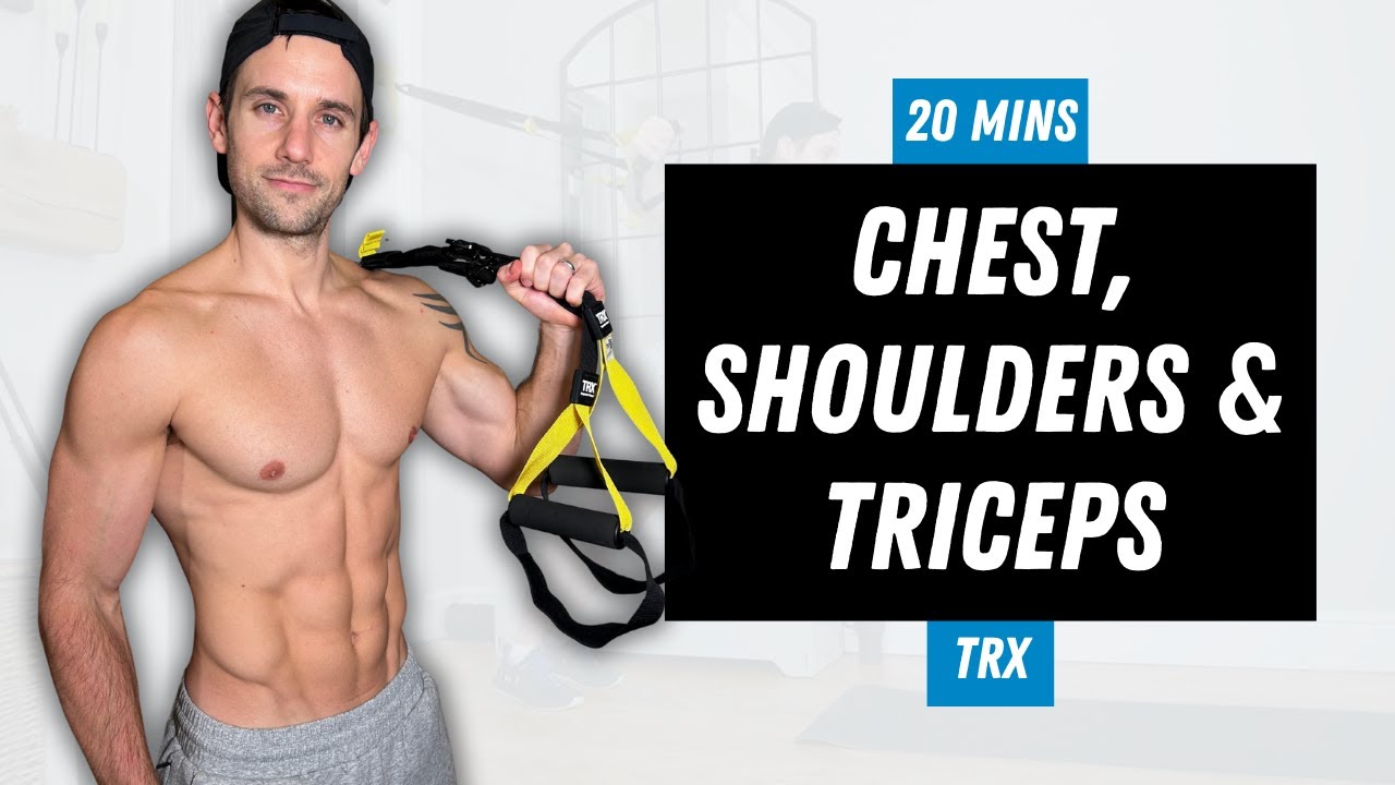 20 Min TRX PUSH WORKOUT - Chest, Shoulders & Triceps 💪
