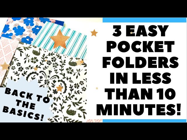 How to Make a One Sheet Mini Pocket Book 