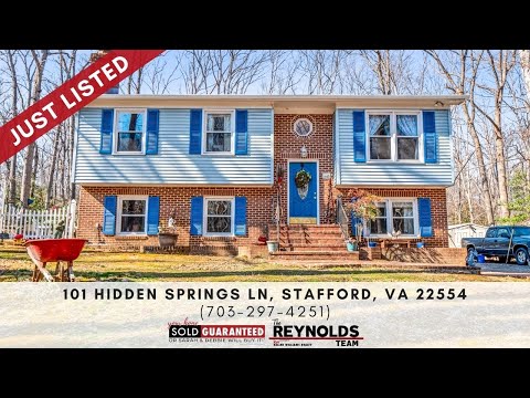 101 Hidden Springs Lane, Stafford, VA home video tour