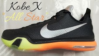 Kobe X 10 "All Star" Official Nike Store Unboxing and Review!
