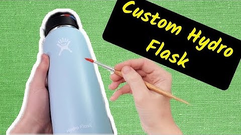 Customizing A HYDRO flask🎨🖌