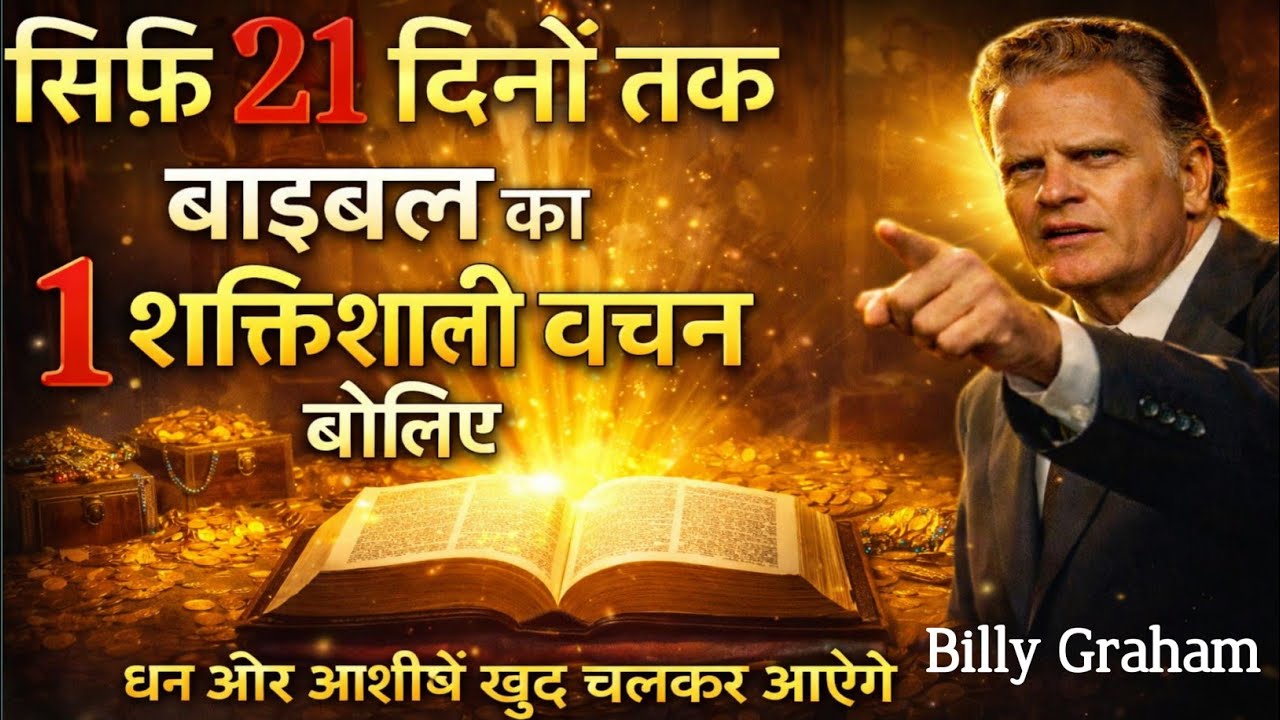 सिर्फ 1 शक्तिशाली बाइबल वचन 21 दिनों तक बोलिए | जीवन में धन और आशीष का द्वार खुल सकता है!