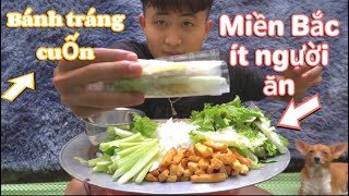 Bánh tráng cuốn không phải ai cũng ăn được