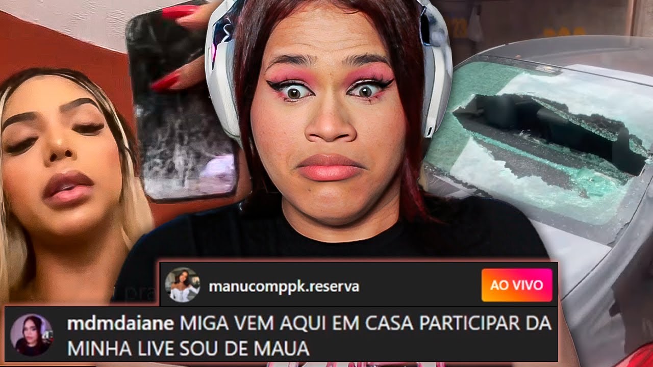 🚨MHANU QUEBRA CARRO e CELULAR de NAMORADO e INVADE O APARTAMENTO DELE AO VIVO!