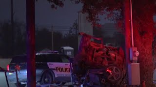 Man dies in rollover crash, passenger hospitalized