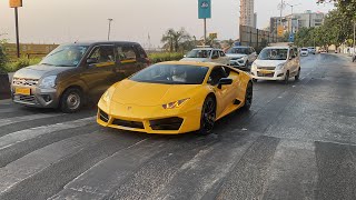 SUPERCARS IN MUMBAI - Lamborghini Huracan, Audi R8, Porsche, Rolls-Royce, BMW M4