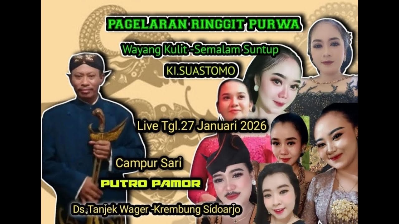 LIVE STREAMING KI.ASTOMO DESA TANJEK WAGER KREMBUNG SIDOARJO