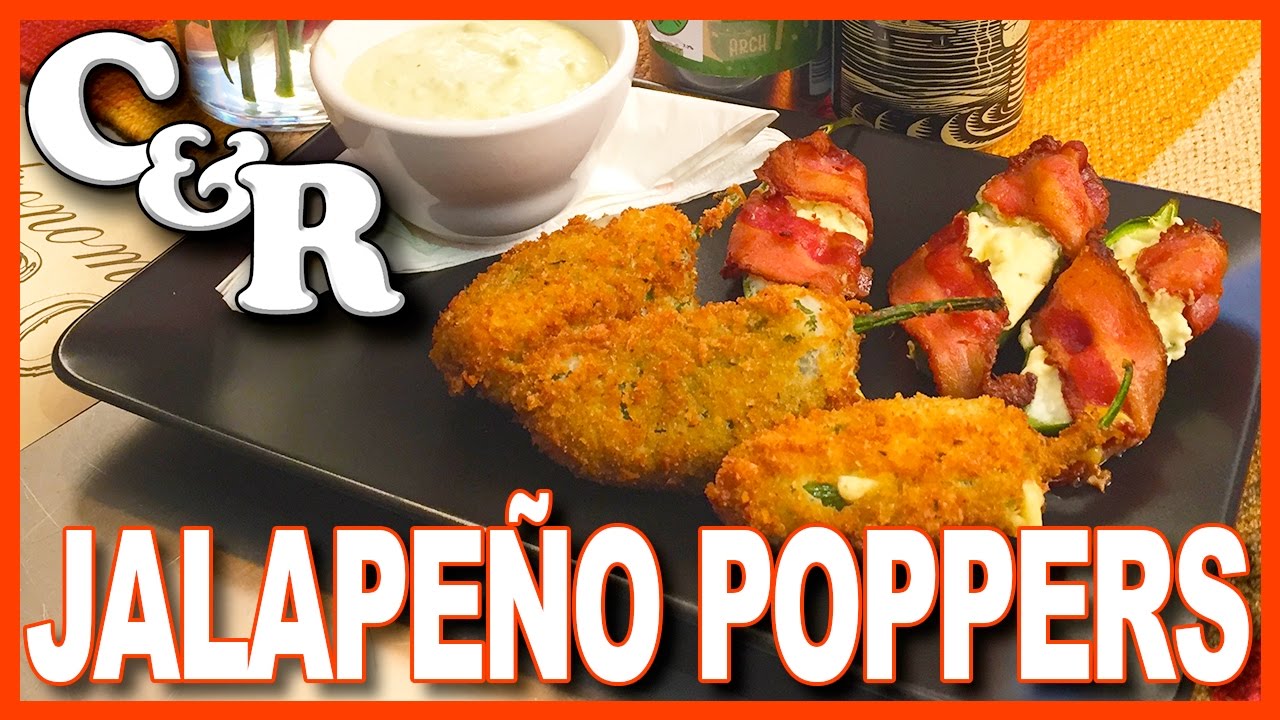 Jalapeño Poppers - Baked & Deep Fried Recipe - Cook & Review Ep #44