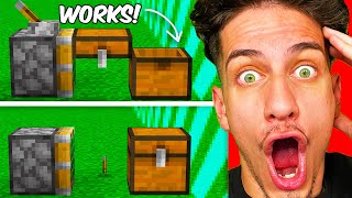 Testing VIRAL Minecraft GLITCHES To See If They Work!