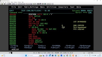 How to copy only even records to a file using a Cobol program | All About Mainframe