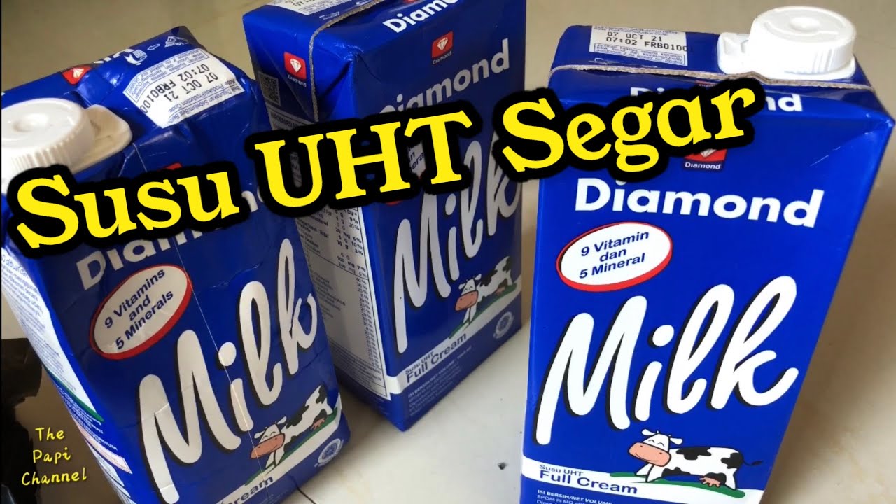 Unboxing & Review Diamond Milk Full Cream ~ Susu UHT Segar Andalan Istri