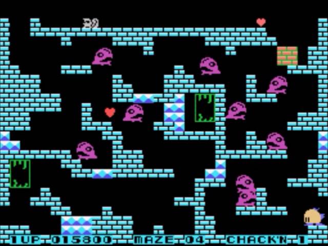 正しくはカタカナ表記？MSX「ちゃっくんぽっぷ」(chack'n pop