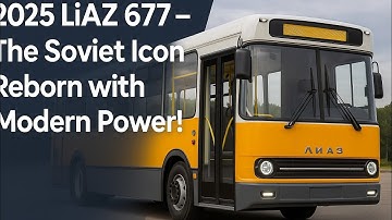 "2025 LiAZ 677 – The Soviet Icon Reborn with Modern Power!"