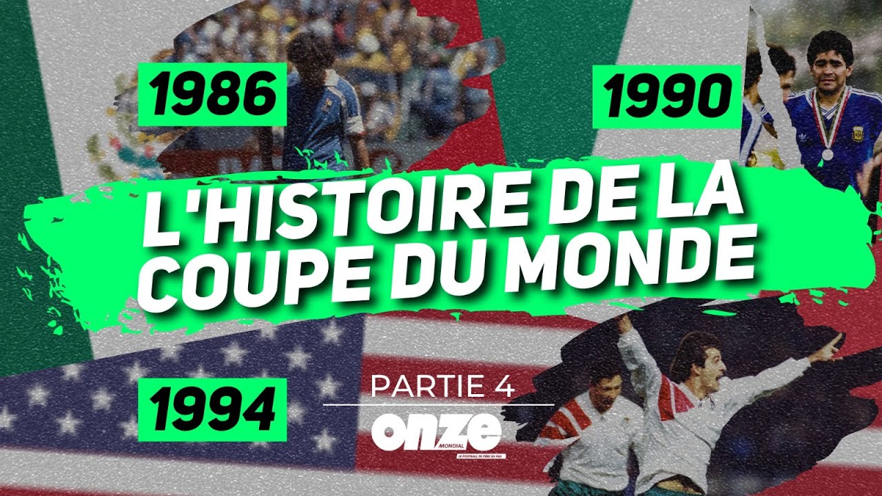 L'histoire de la Coupe du Monde de football ! Partie 4 (1986, 1990, 1994) !