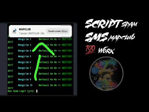 SCRIPT spam SMS mapclub 💯 work