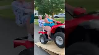 Didn't expect THAT to happen 😭 #atv #fail #offroad